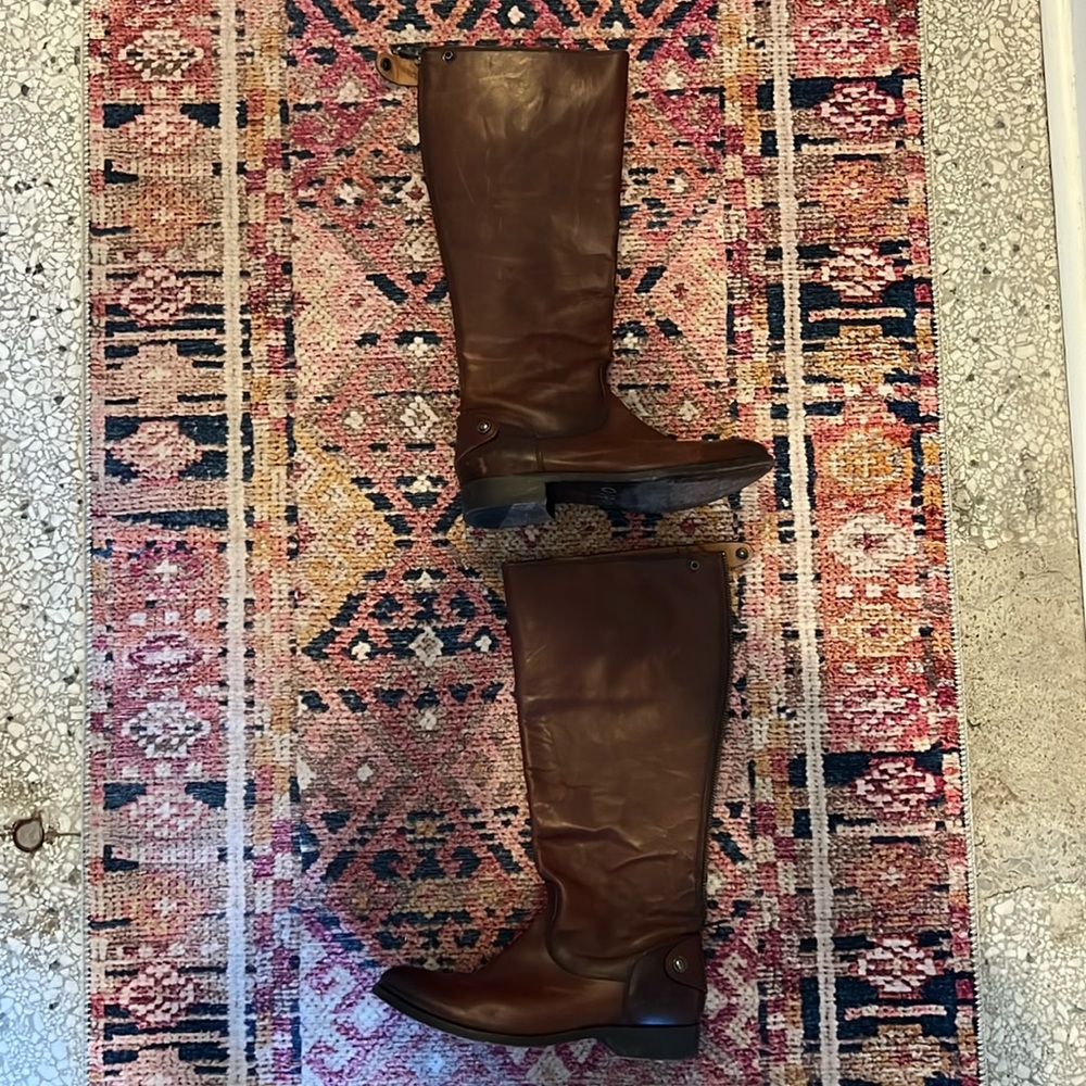 Frye brown leather boots 8.5
